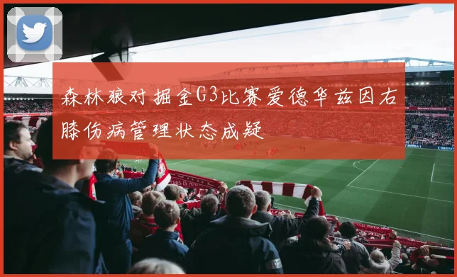 森林狼对掘金G3比赛爱德华兹因右膝伤病管理状态成疑